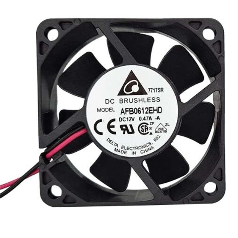 

Wholesale: Delta AFB0612EHD-A 6020 12V 0.47A 2 line high-volume double-ball industrial fan