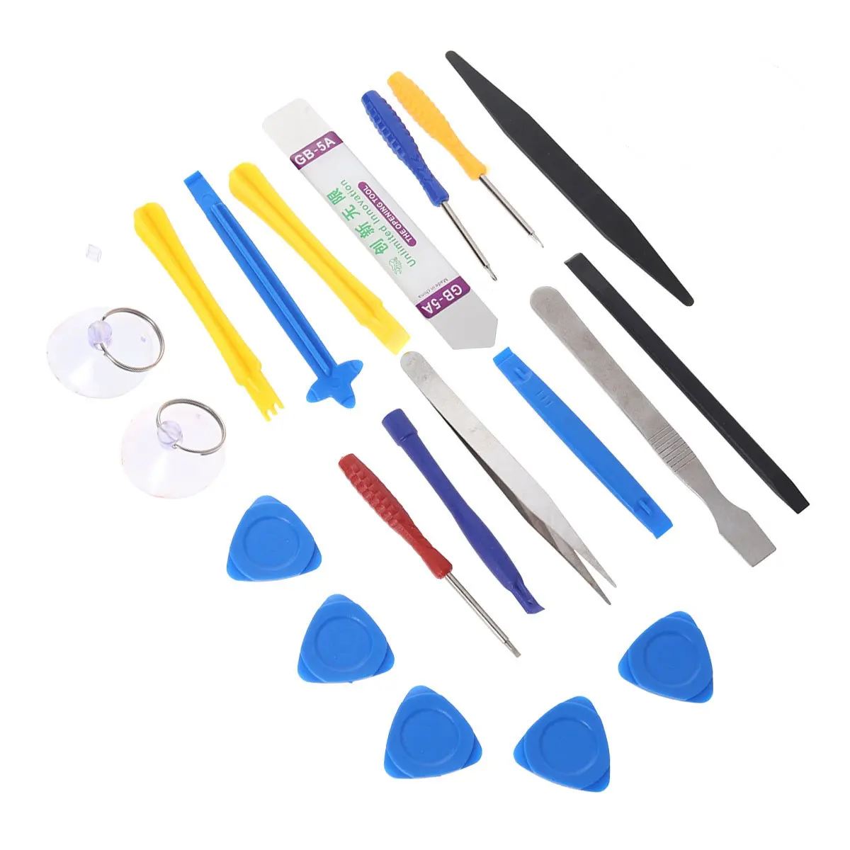 20Pcs Repair Tool Kit Disassembly Maintenance Screwdriver Set Precision Tips for Phone Tablet Laptop Computer Electronics Repair