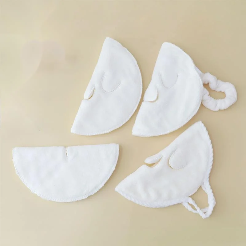 Hot and Cold Compress Face Towel Masks Reusable Soft Gentle Moisturizing Facial Steamer for Hot and Cold Skin Care