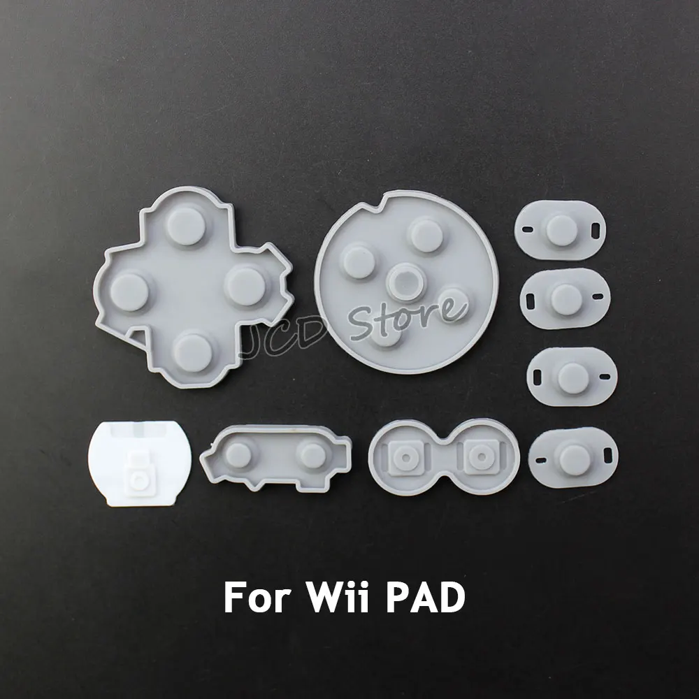 JCD 2set Rubber Conductive Buttons For NES/ FC /SNES / SFC /Wii PAD /N64/ NGC  /Sega Saturn Controller Silicone Pads Replacement images - 6