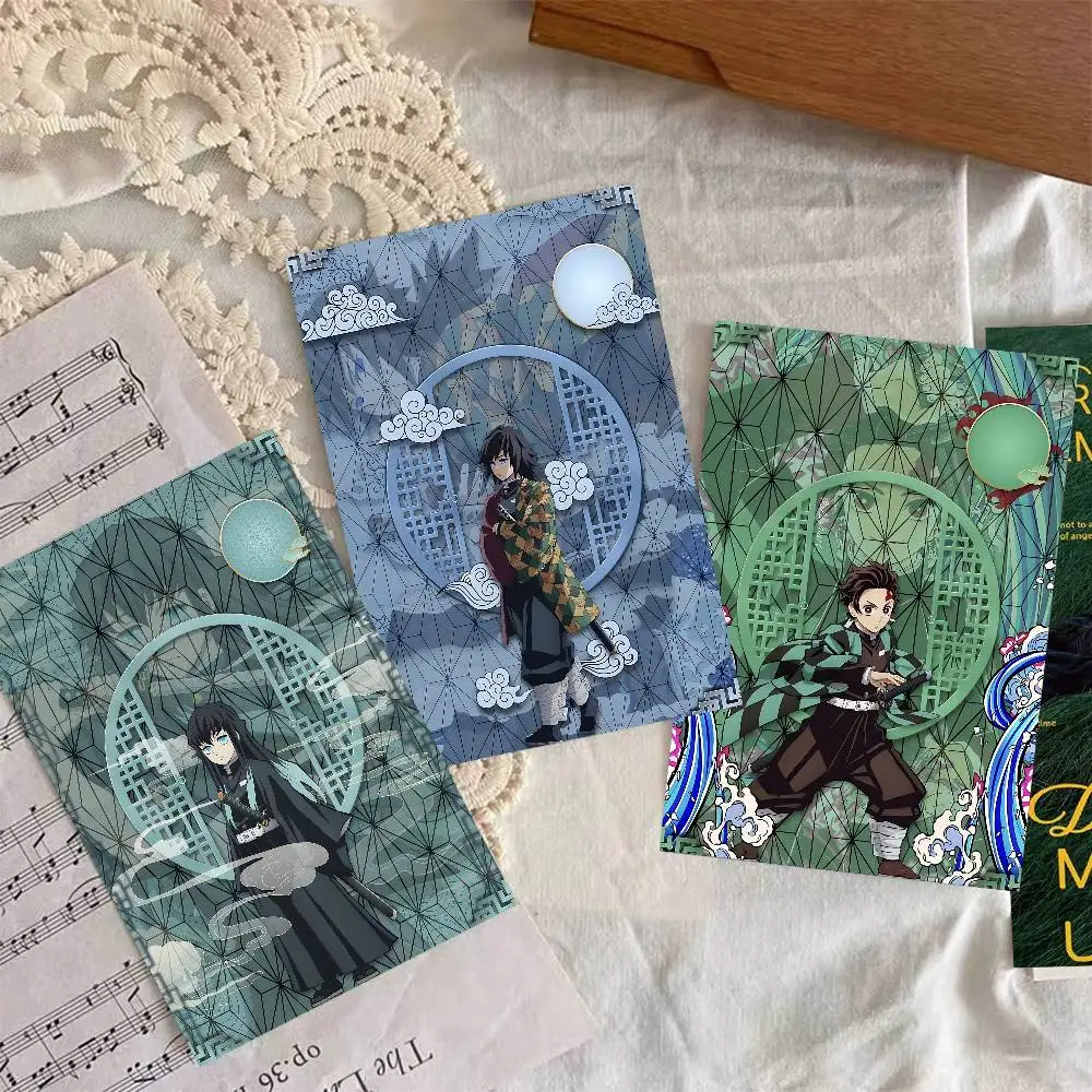 Demon S-Slayer K-Kimetsu DIY Sticky Poster Whitepaper Prints Posters Artwork Vintage Decorative Painting