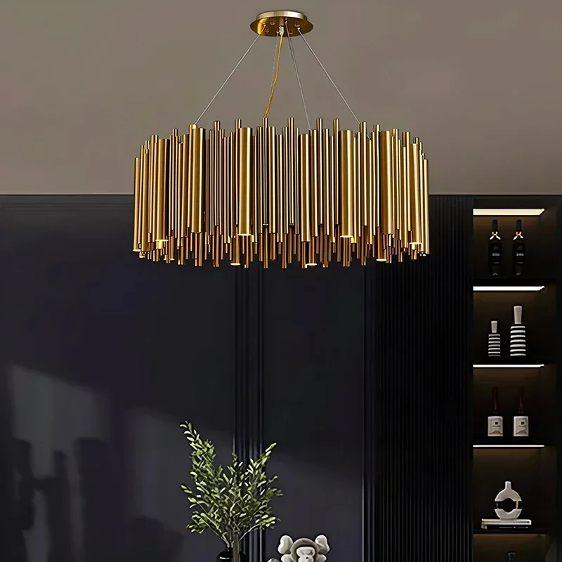 Modern Luxury Home Decoration Led Pendant Lights for Living Room Chandeliers for Dining Room Hanging Light Indoor Lighting