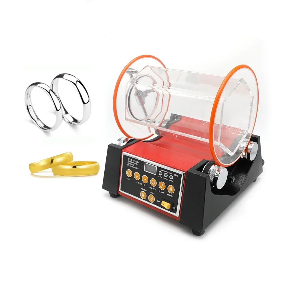 8KG KT205 Jewelry Tools Equipment Jewelry Polishing Machine Gem Grinding Machine 8kg Polisher Rotary Tumbler