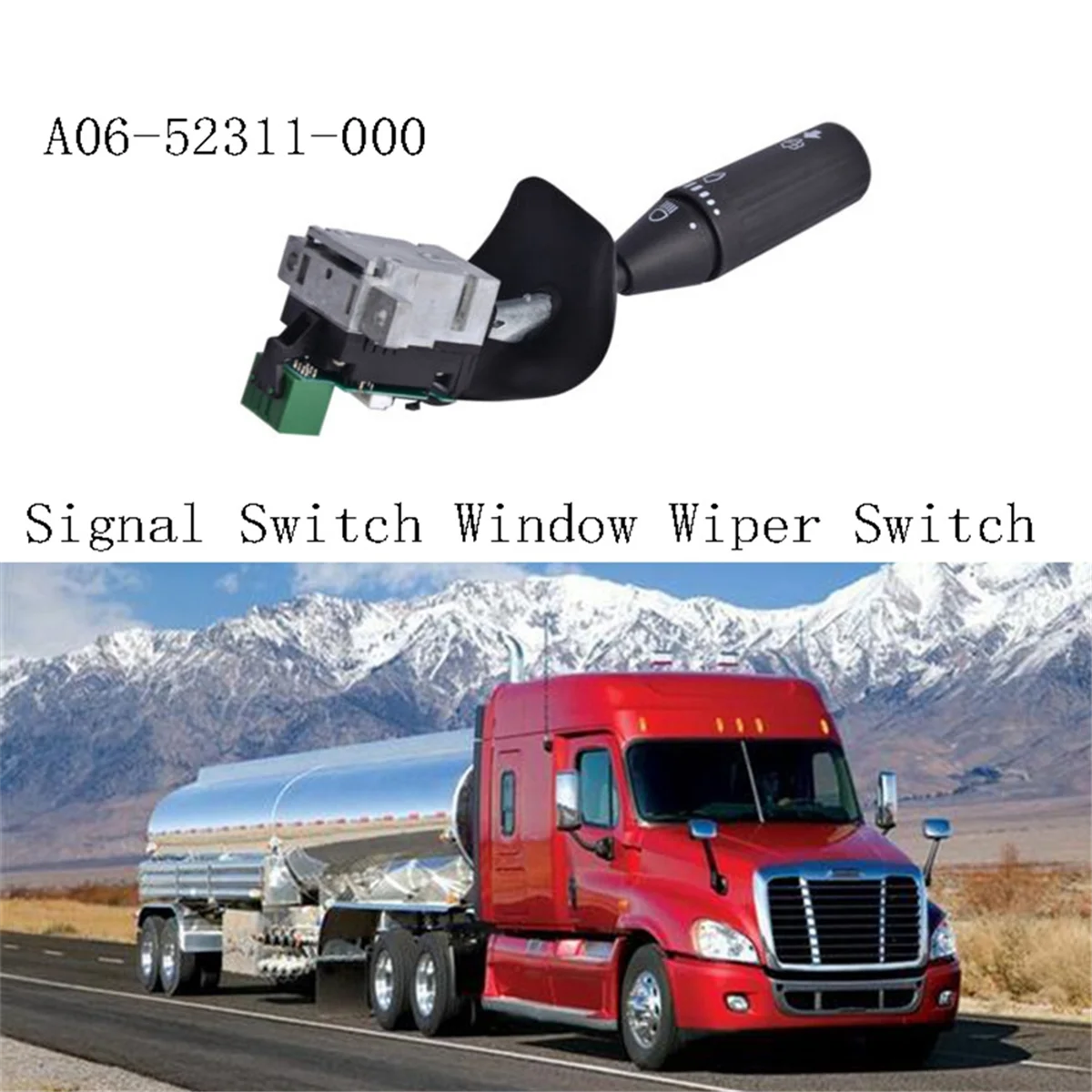 New for Freightliner Cascadia 2008-Up New Turn Signal Switch Window Wiper Switch A06-52311-000