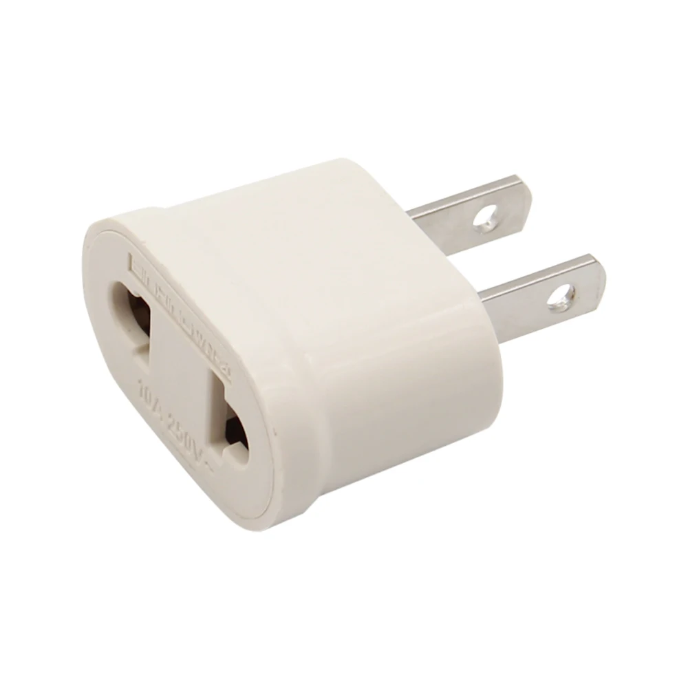 US To EU Plug Adapter AC Converter American China To EU Euro Europe Travel Power Adapter Type C Plug Electrical Socket Outlet