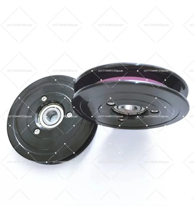 5Pcs 1008 Combined Wire Guide Wheel 80×15mm Ceramic & Plastic Wire Roller for Wire Pay-off Frame