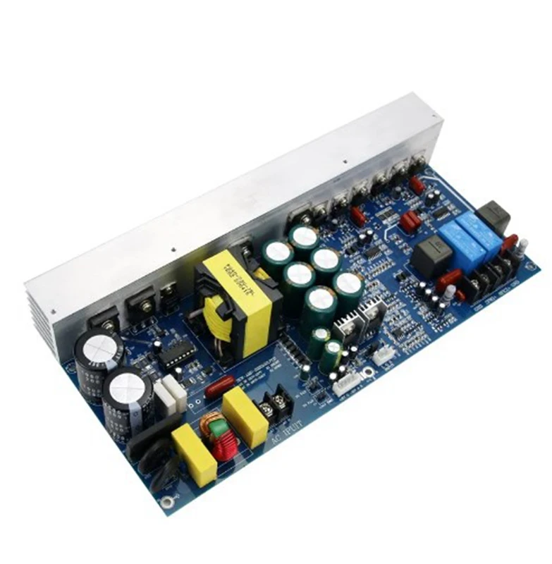 1000W Digital Amplifier Board Stereo 2 Channel Power Amp Board 500W+500W with Switching Power Supply electronics