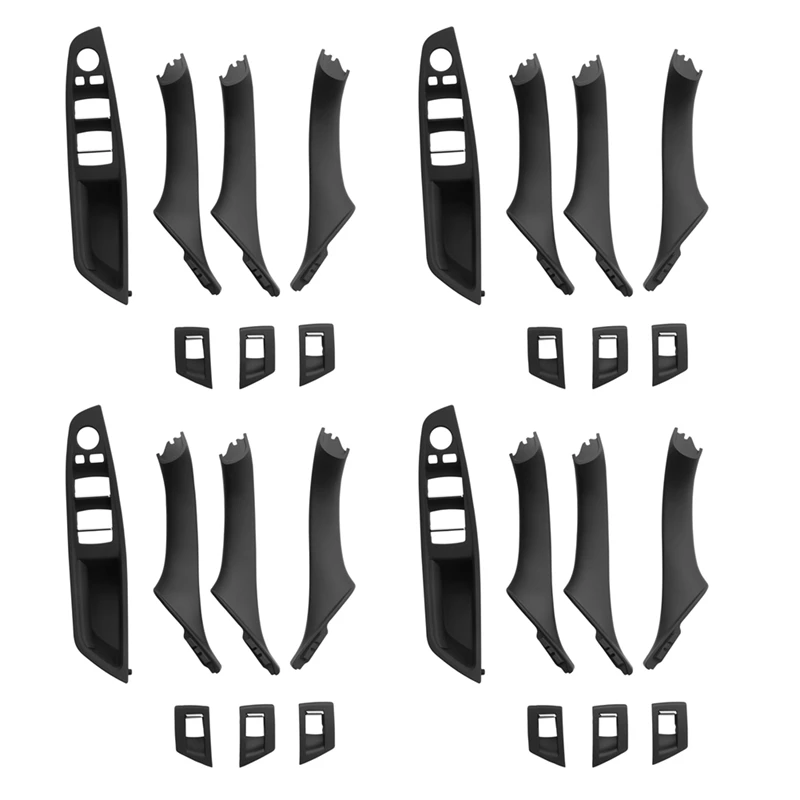 

28Pcs Car Inner Door Handle Window Lift Switch Armrest Panel For BMW 5 Series F10 F11 F18 2010-2017 RHD 51417225875 RHD