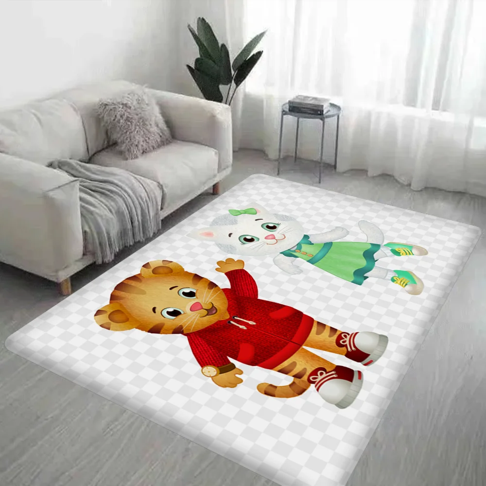 Daniel-Tigers Stop Door Mat lavabile antiscivolo soggiorno divano sedie Area Mat cucina comodino tappeti