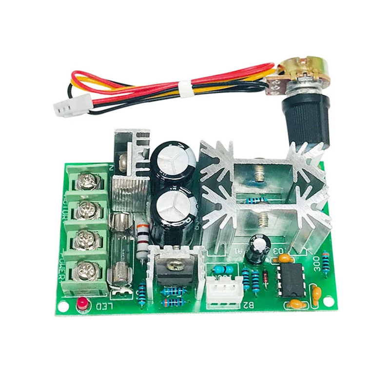 DC10-60V DC motor speed regulator 12V 24V 36V 48V High power drive module PWM Motor speed controller 20A current regulator