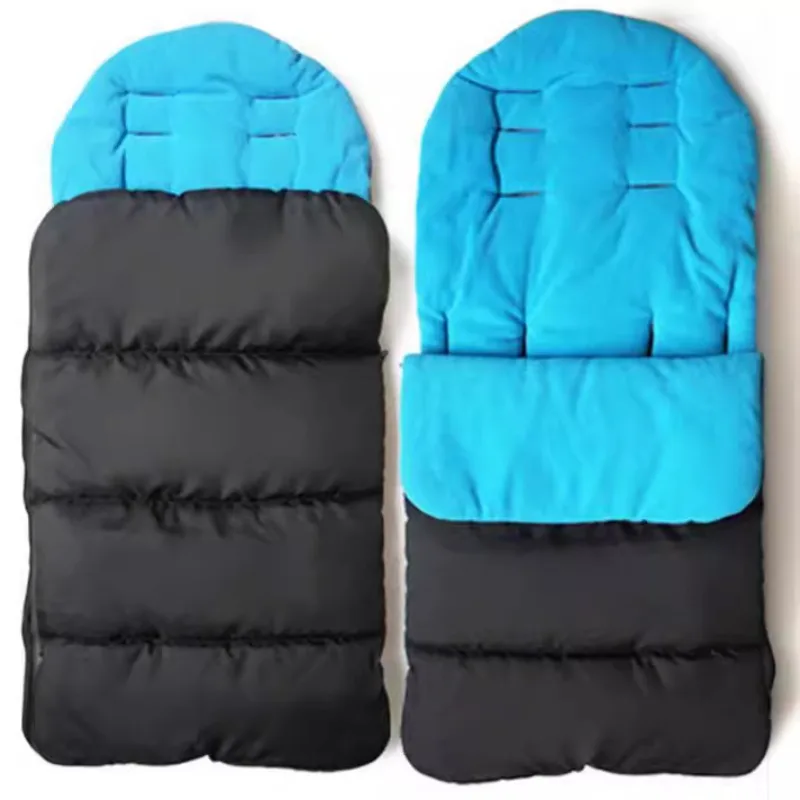 بطانية عربة أطفال شتوية عالمية مع بطانية قطنية إضافية وغطاء قدم سميك لعربة الأطفال للرضع #4