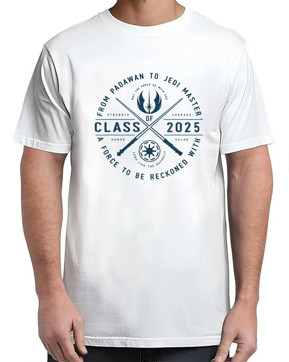 

Jedi Academy Class of 2025 New Grad T-Shirt Chill Style Unisex S-4XL