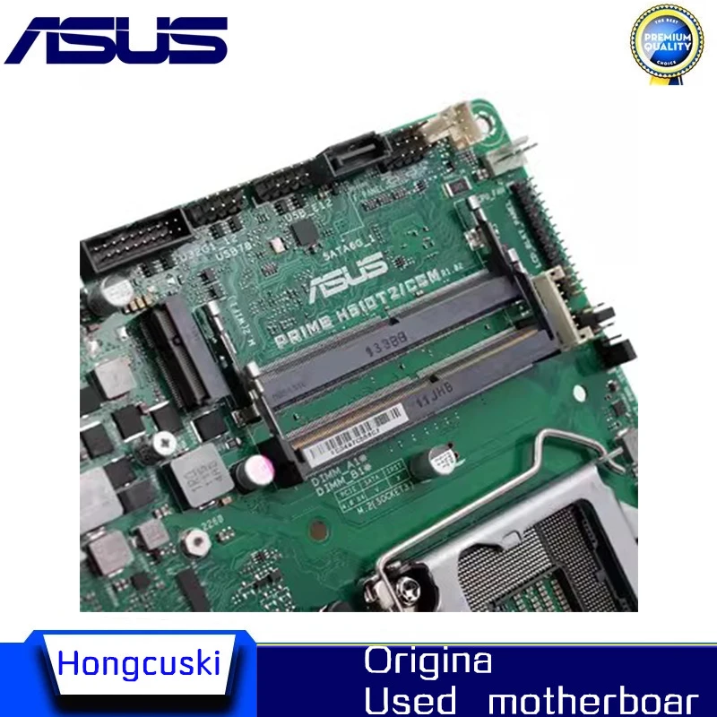 For ASUS H510T2/CSM Original Desktop Intel Used H510 H510M DDR4 Motherboard LGA 1200  i7/i5/i3 USB3.0 M.2 SATA3