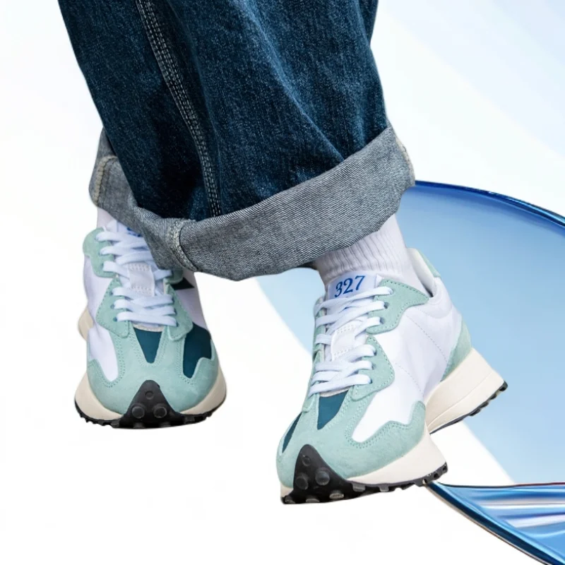 

2026 new multi-functional 327 reverse retro sea salt color trendy women's shoes couple's casual style student walking shoes