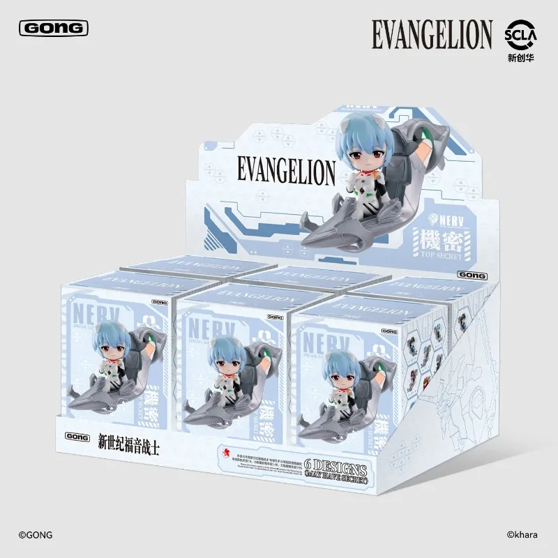 Genuine Pop Mart Evangelion Pilot Series Blind Box Cute Cartoon