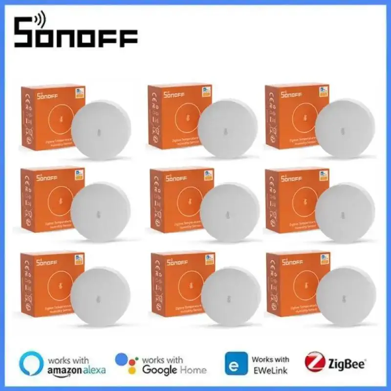 SONOFF SNZB-02P Zigbee Temperature And Humidity Sensor Smart Home Thermometer Detector Work With Alexa Google Home Zigbee Bridge