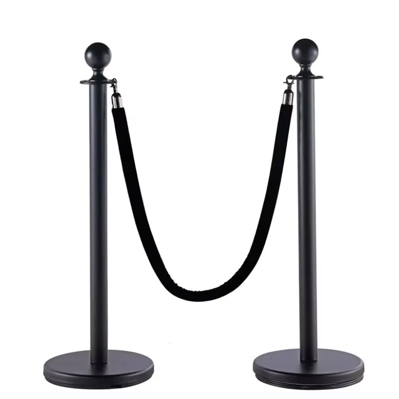 【Professional Use】Stainless Steel Queue Fence Velvet Ropes Telescopic Guardrail Isolation Belt Queue Line Stand