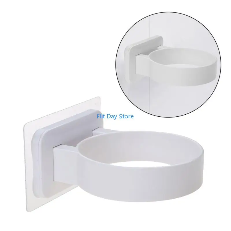 F92C Wall-Mounted Hair Dryer Racks Bathroom Hair Tool Holder Strong Bearing Capacity