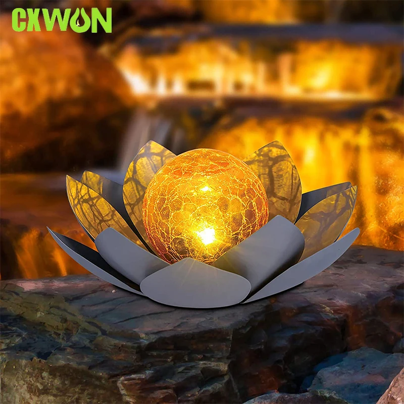 

Solar Garden Lights Outdoor Waterproof LED Lotus Solar Lamp Sunlight Yard Patio Lawn Path Driveway Decor Landscape Lights