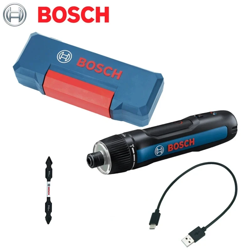 Bosch GO 3 스마트 미니 충전식 스크루 드라이버, USB 충전 케이블 나사 포함, 프레스 타입 내부 전기 사용, 3.6V, 신제품