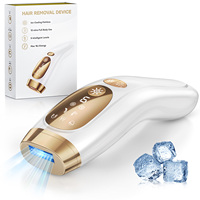 Laser Hair Removal 9 Levevls Unlimited Flash IPL Hair Remover Ice Cooling Painless & Long-Lasting Results Full Body Treament
