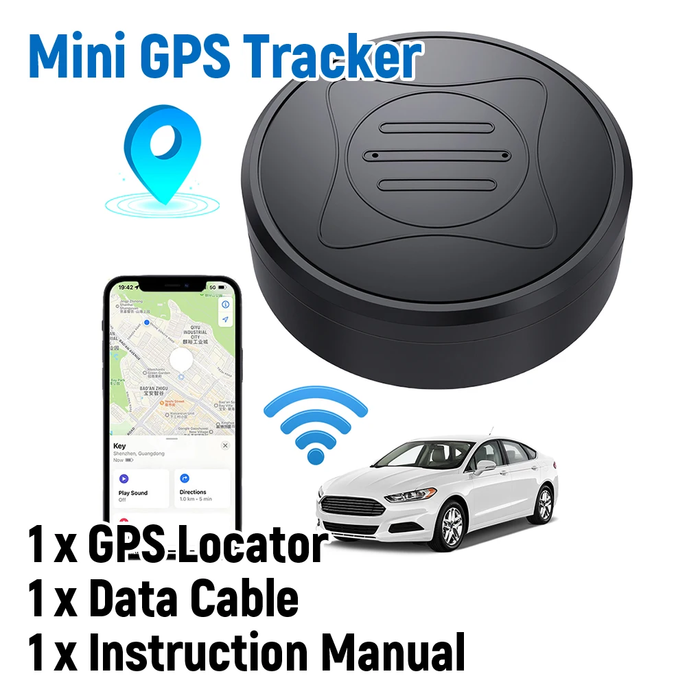 Smart Finder Locator Mini GPS Tracker Magnetic Real-Time Locator Pet Vehicle Lost Tracker Pet Kids Bag Wallet Tracking