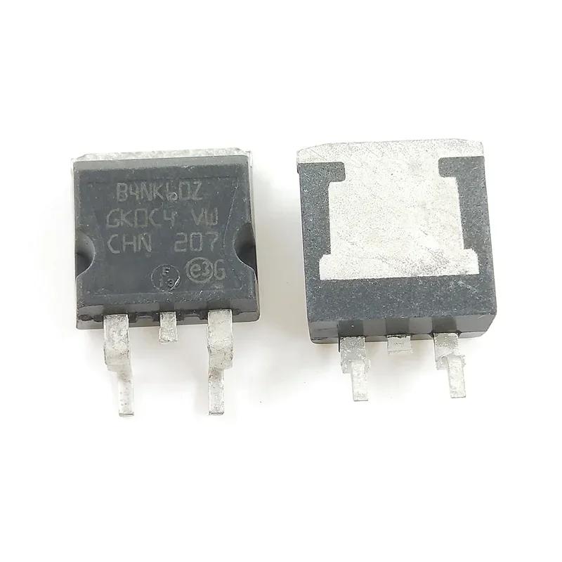 10 개/몫 B4NK60Z NPN 600V4A TO-263