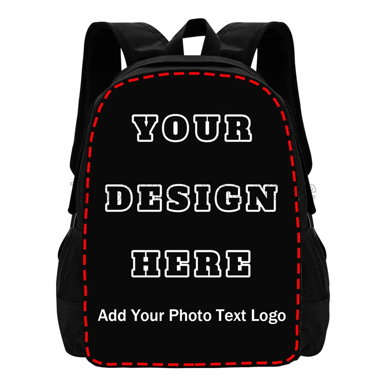 Custom Backpack for Boys Girls Personalized Text Image Backpacks Customize Laptop Backpacks for Men Women Casual Travel Backpack