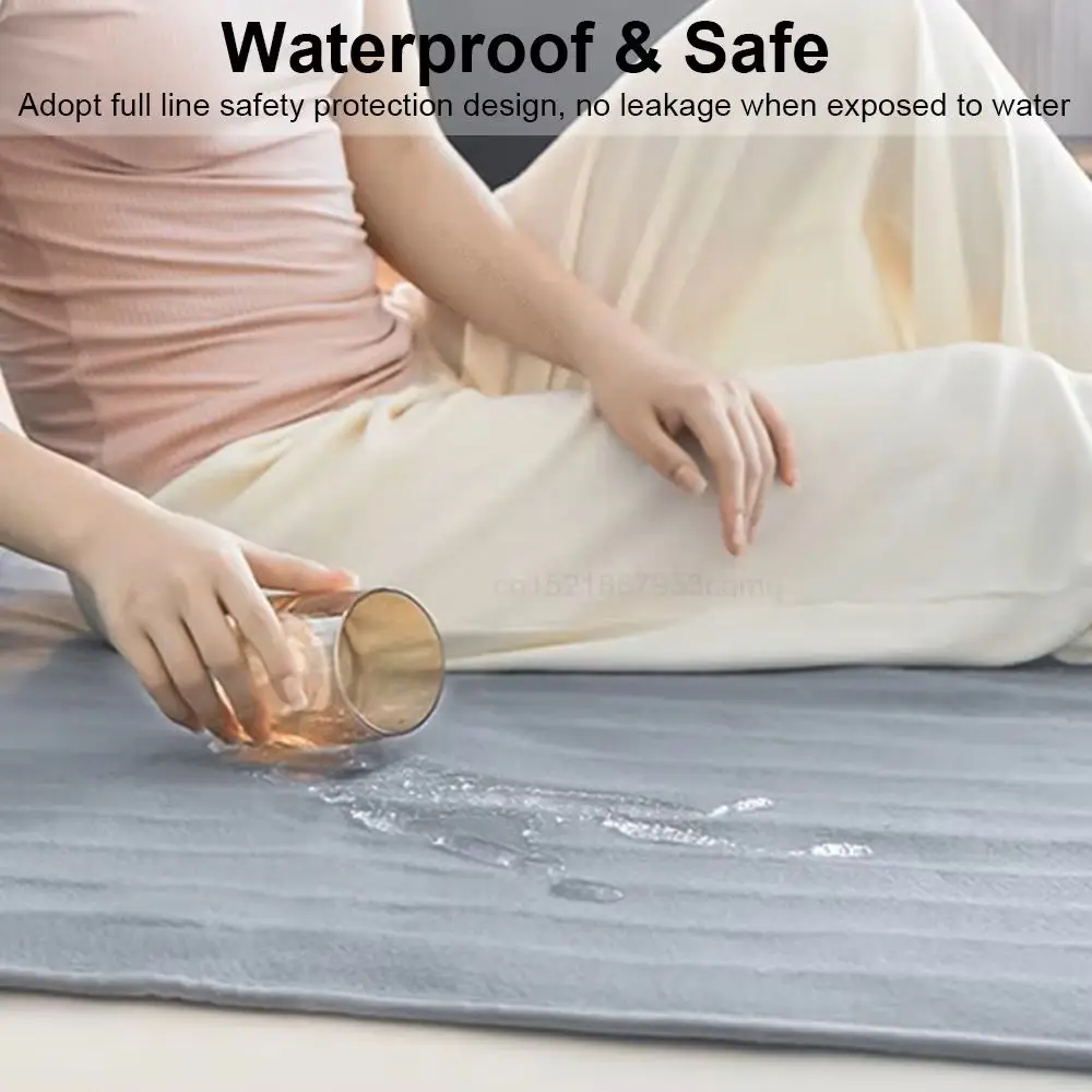 Thickened Electric Heated Mattress Pad, Heating Blanket Winter Body Warmer With EU & US & UK Plug for Bedroom Home Use image 6