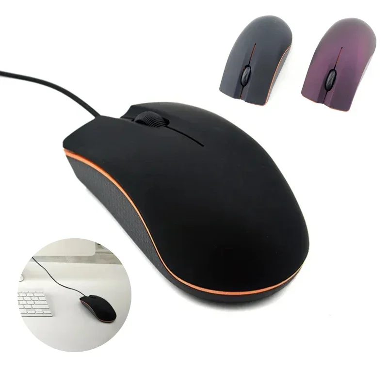 M20 Wired Mouse 1200DPI Computer Office Mouse Non-slip Matte Texture Wired Mouse for Business Office Home Laptop