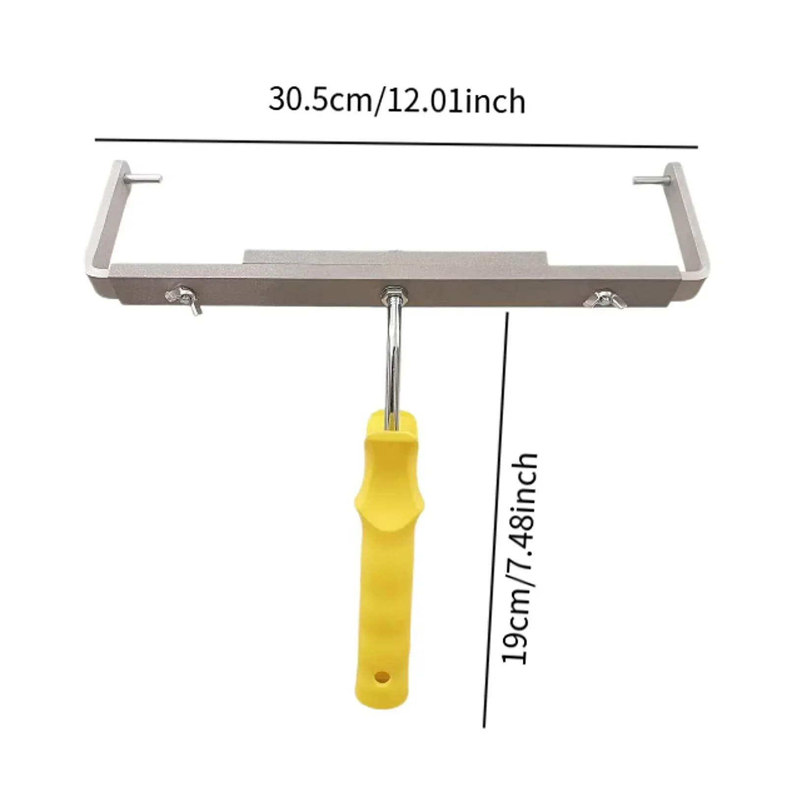 For Roller Brush Extension Tool with Adjustable 12 to 18 Inch Aluminum Shaft for Flexible Cleaning Positioning