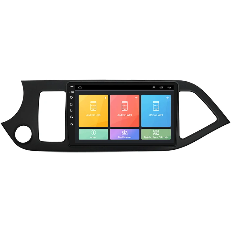 Android Monitor Frame 9inch Car Music Player Mp3 Touch Screen Car Dvd Player for KIA PICANTO RIO 2011-2015