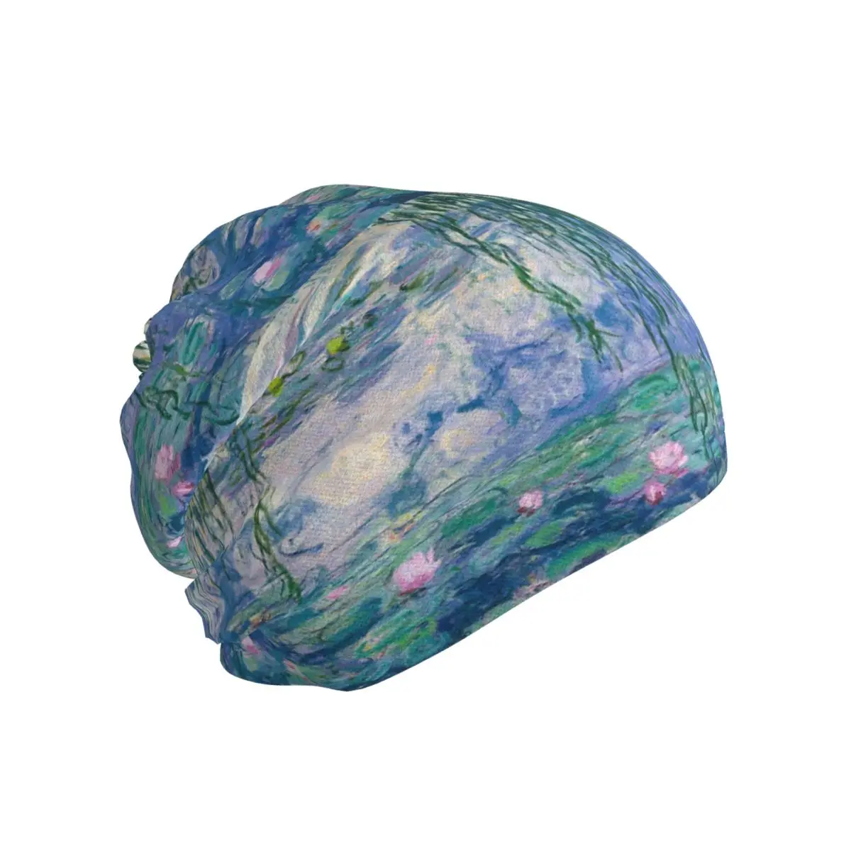 Water Lilies Claude Monet Fine Art Bandana Neck Gaiter Printed Wrap Scarf Running Cycling Scarf Unisex Adult Winter