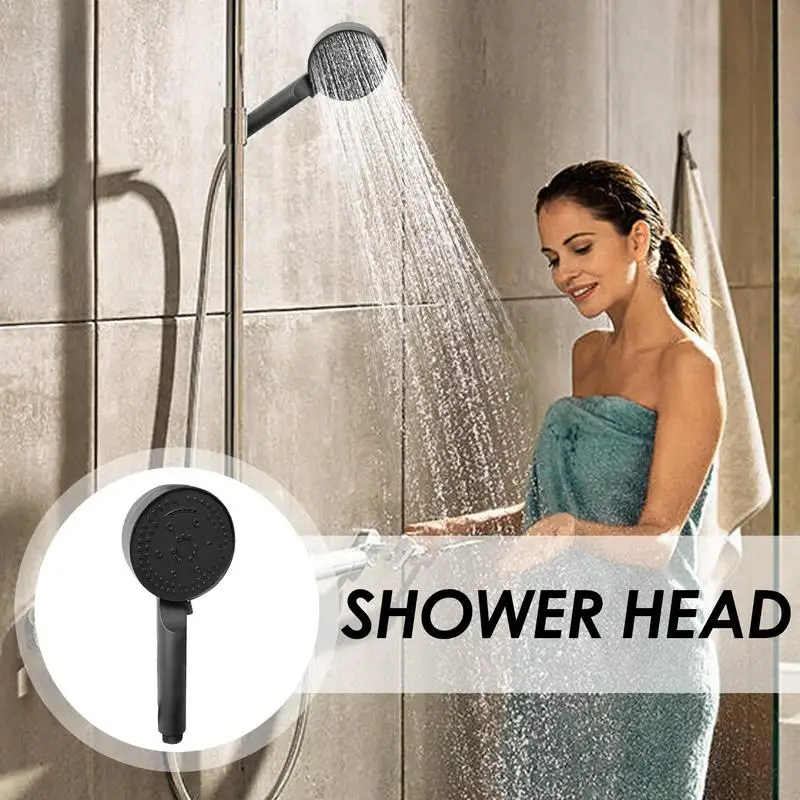 Shower Head Water Saving 8 Modes Adjustable High Pressure Showerhead Handheld Spray Nozzle Bathroom Accessories