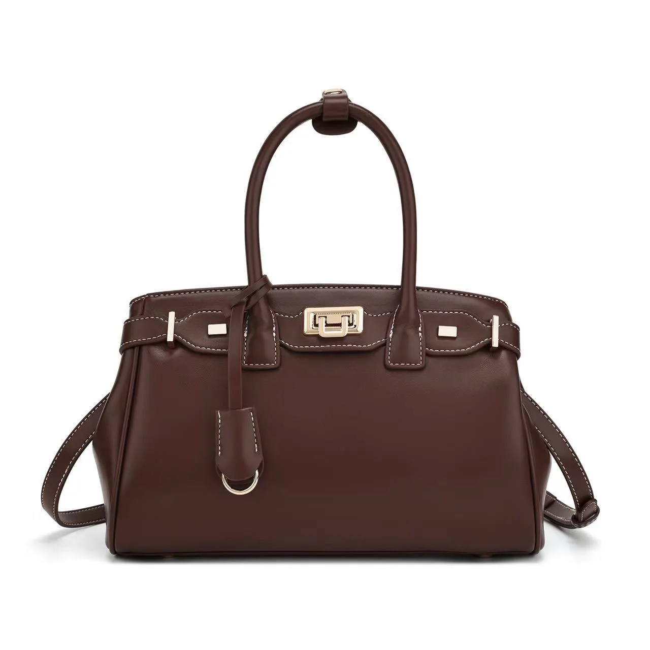 حقيبة كروس نسائية من JW PEI جديدة ذات سعة كبيرة وإبزيم طويل من البلاتين بتصميم عصري بلون سادة حقيبة كتف