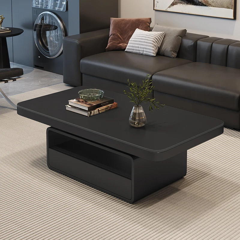 

High Extendable Coffee Table Unique Rustic Smart Design Coffee Table Minimalist Luxury Mesa De Centro Furniture Living Room