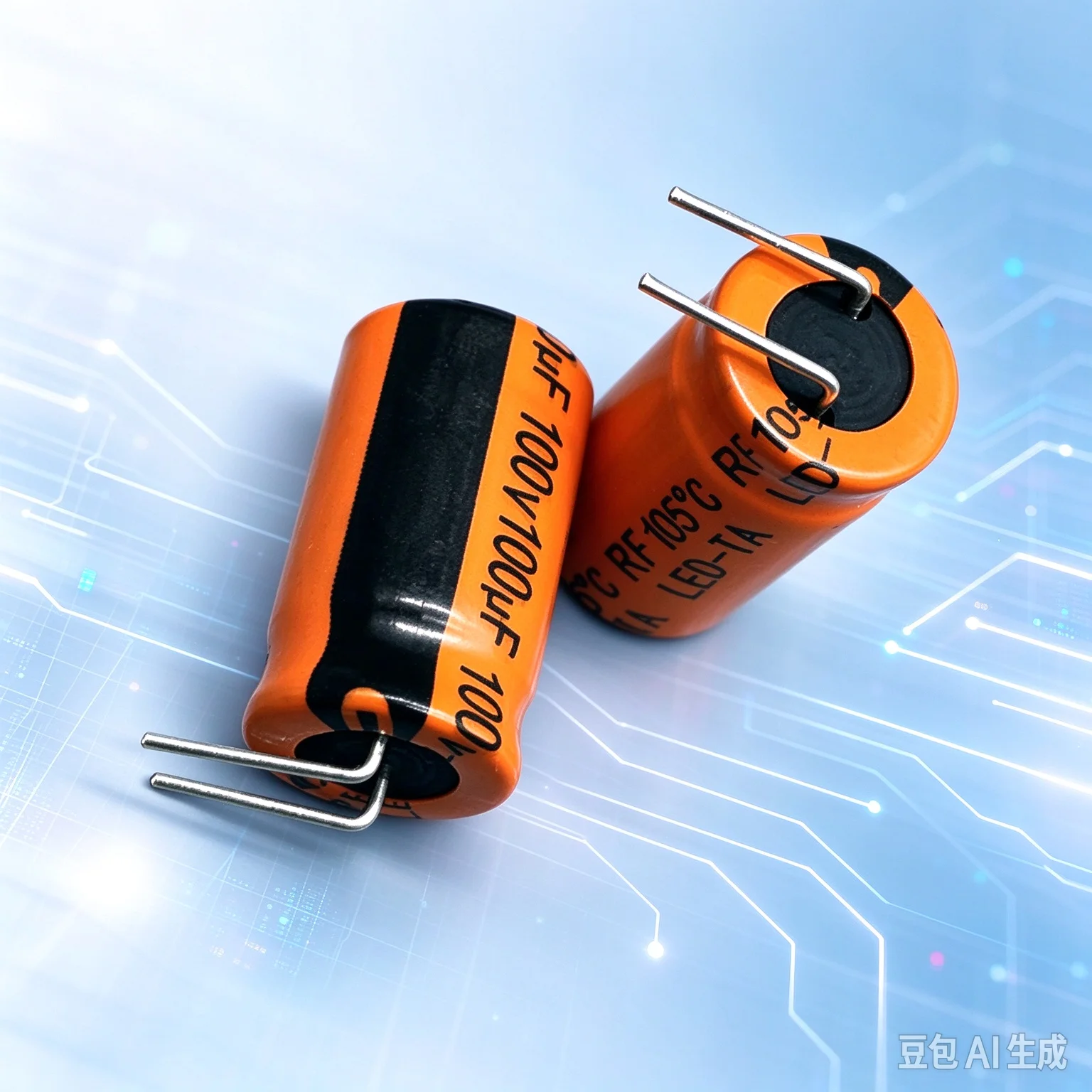 electrolytic-for-axboom-rf-led-ta-100uf-100v-105℃-high-frequency-capacitor-10x17-100pcs