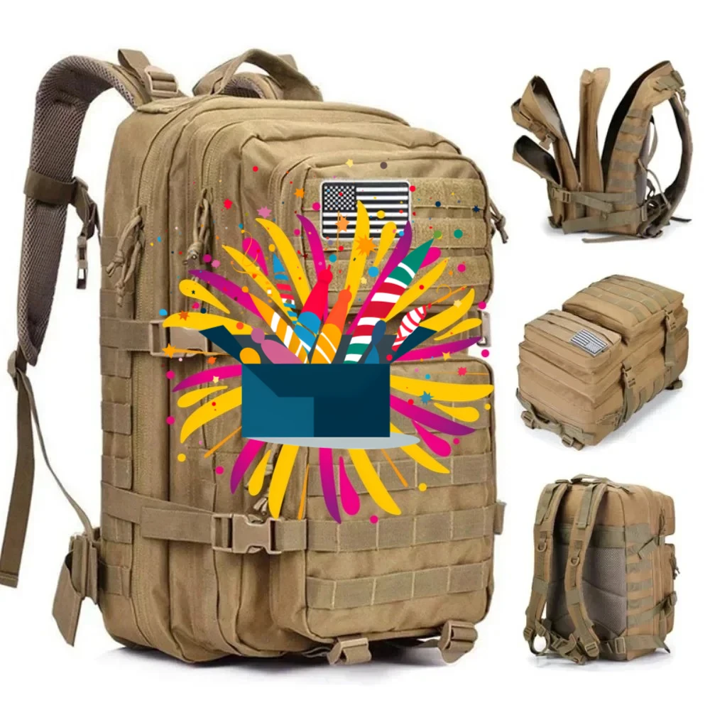 

60л армейский военный тактический рюкзак, мужские дорожные рюкзаки большой вместимости, мужские водонепроницаемые многофункциональные сумки для занятий спортом на открытом воздухе