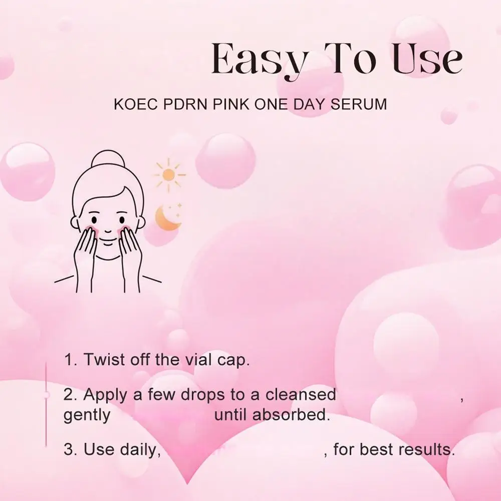 10 زجاجات من خلاصة الببتيد المسطح في صندوق واحد، خلاصة ترطيب وترطيب الوجه SALMON PDRN #4