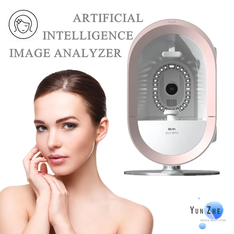 New 3D Technology Professional Smart Digital Portable Skin Scope Analysis Camera Machine 3D Facial Skin Analyzer Magic Mirror