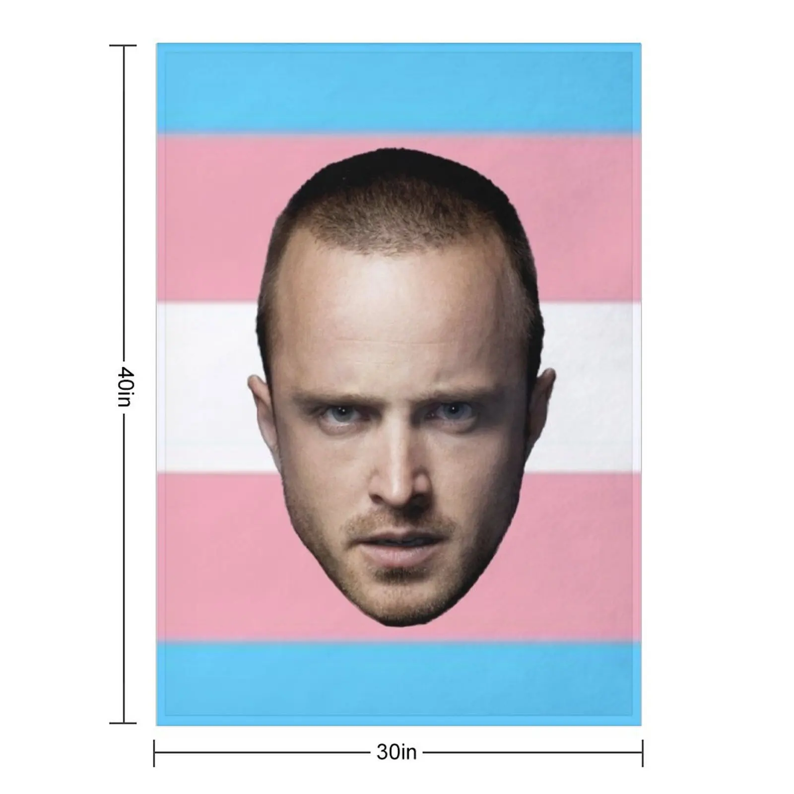 المتحولين جنسيا جيسي برايد رمي بطانية الفانيلا النسيج للطفل الأربعاء قيلولة البطانيات #3