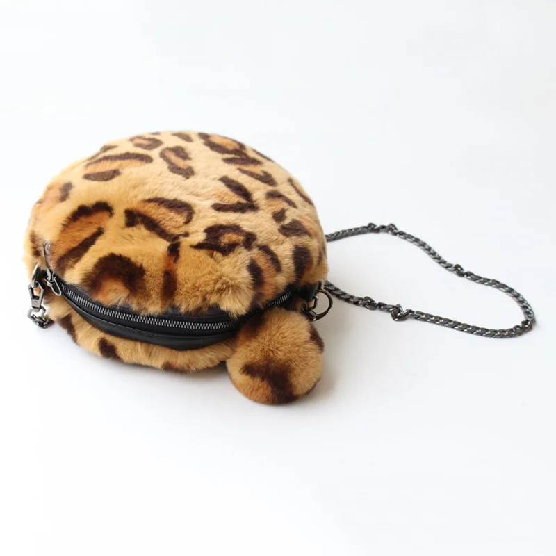 Rex Rabbit Fur Bags For Woman Luxury Handbag Women Winter Soft Plush Shoulder Bag Tote Bag Female Bags Women'S Crossbody Bag