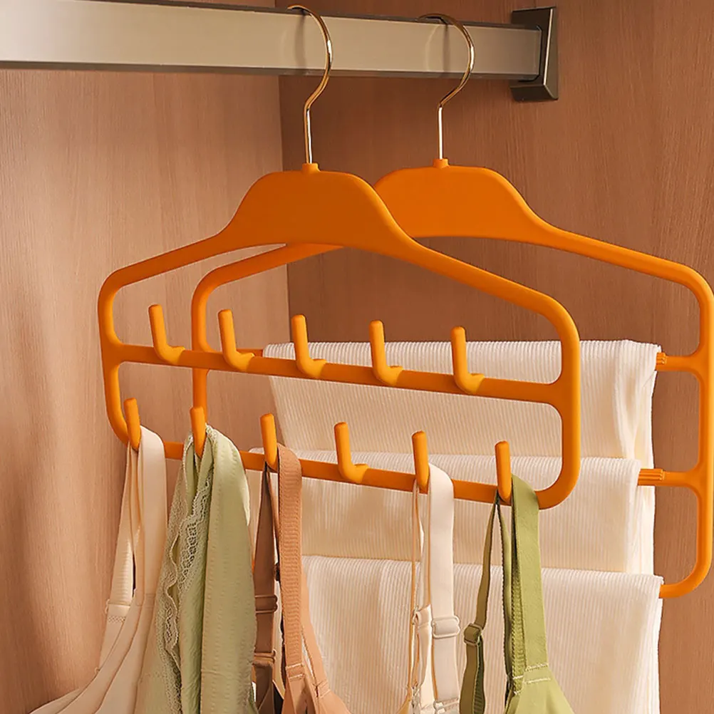 

2pcs Scarf Tie Belt Hanger 11 Hooks Multi Functional Closet ganizer Storage Rack for Scarves Shawls Ties Belts
