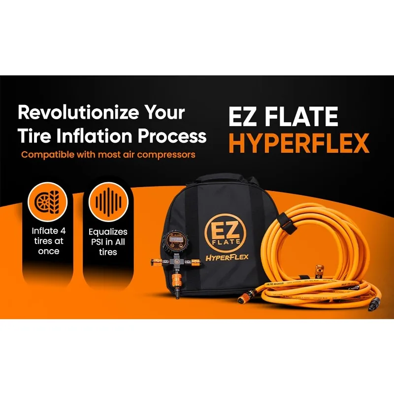 4 tire Inflation Deflation System, Heavy Duty, Air Down Tire Deflators, Truck or Car Tires, UTV, Side By Side Tires