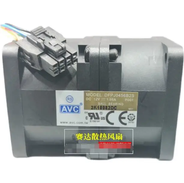 AVC DFPJ0456B2S P001 DC 12V 1.95A 40x40x56mm Server Cooling Fan