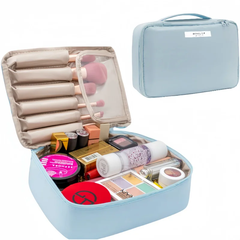 

Makeup Organizer Portable Travel Cosmetics Storage Bag Women's Cosmetic Tote Bag Large Capacity Waterproof Girl Beauty Case