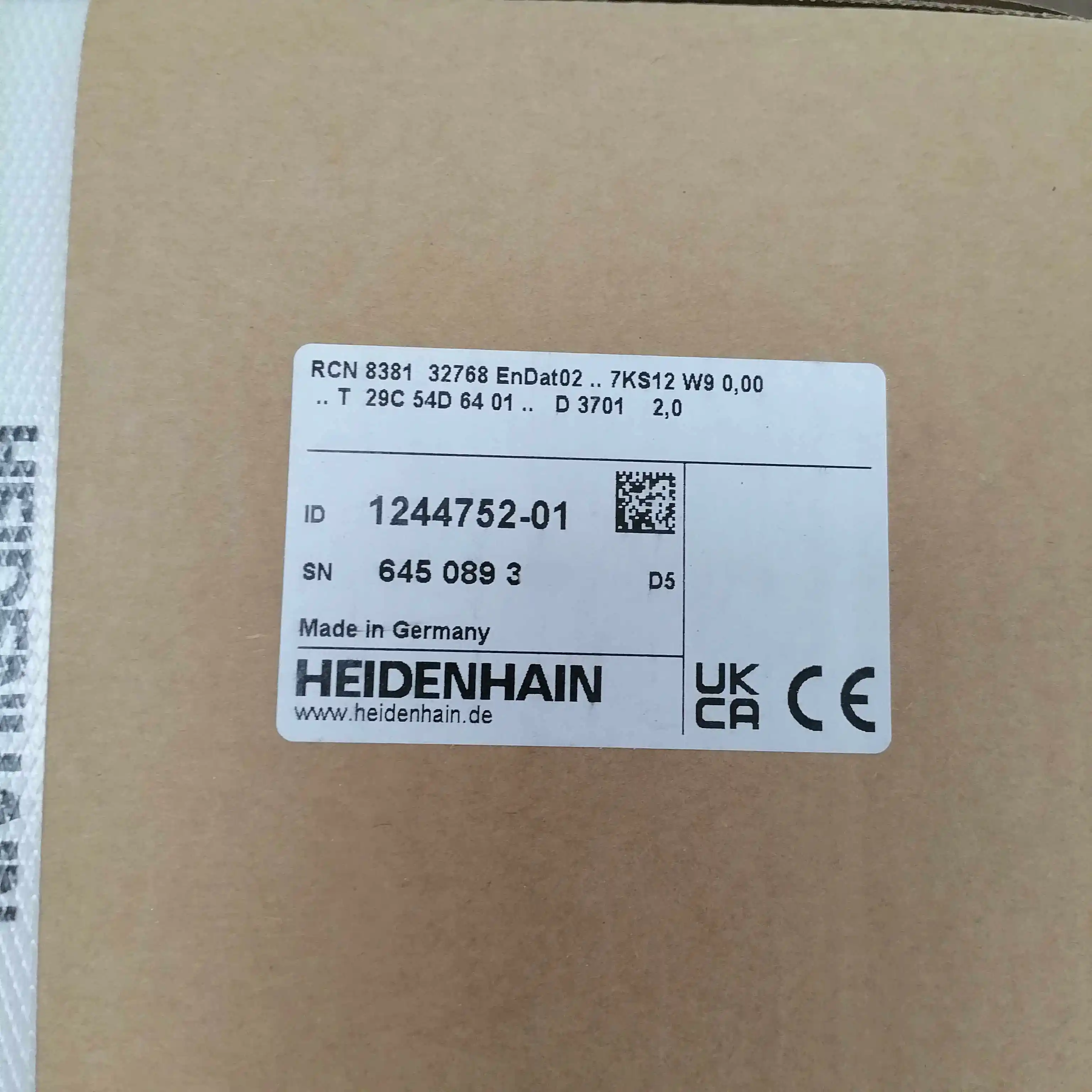 HEIDENHAIN PLC Encoder angolare CNC originale RCN 8381 ID 1244752-01