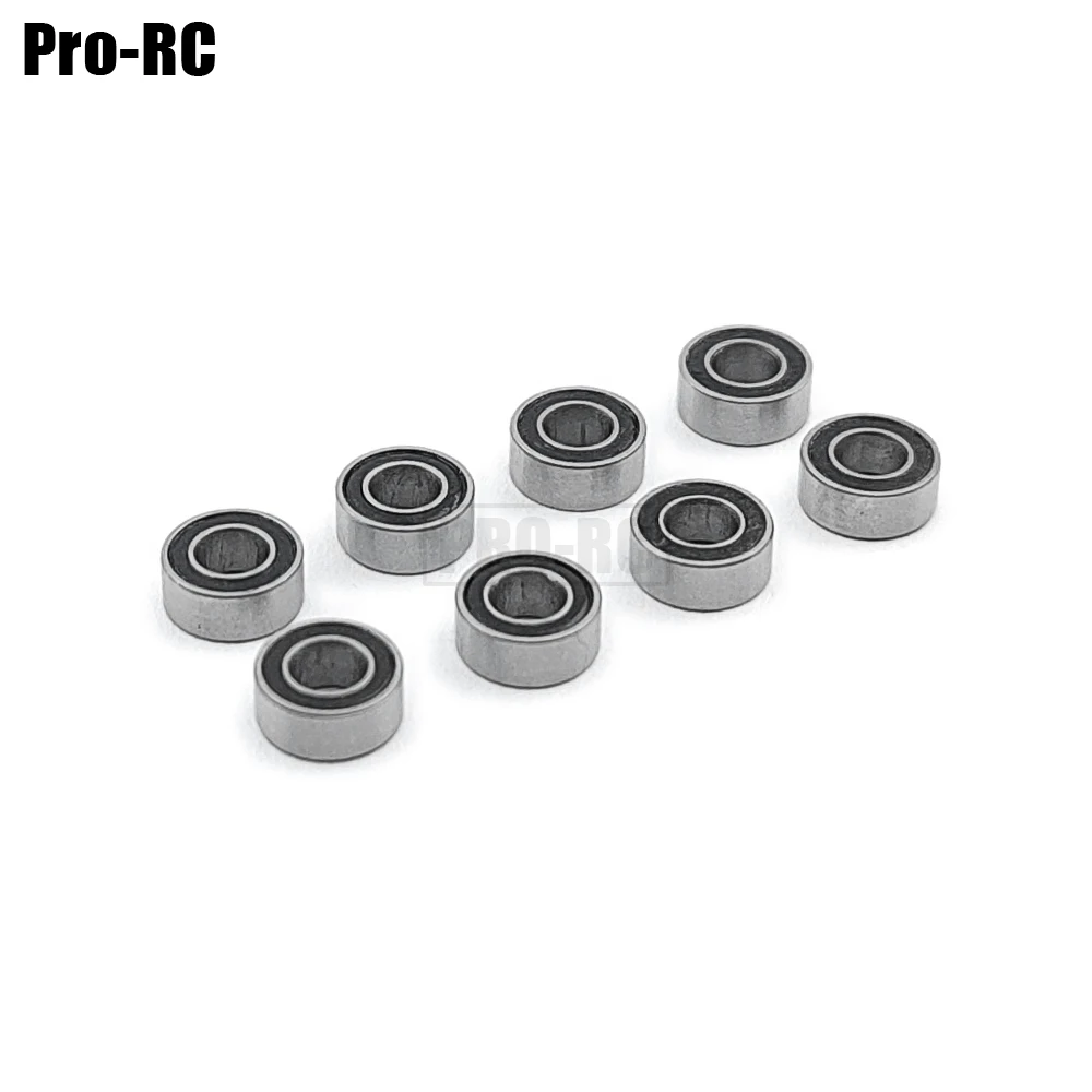 For RC Traxxas TRX-4M 1/18 Ford Bronco Land Rover Defender 9745R Transmission Rubber Sealed Ball Bearing Kit Upgrade Parts 8Pcs