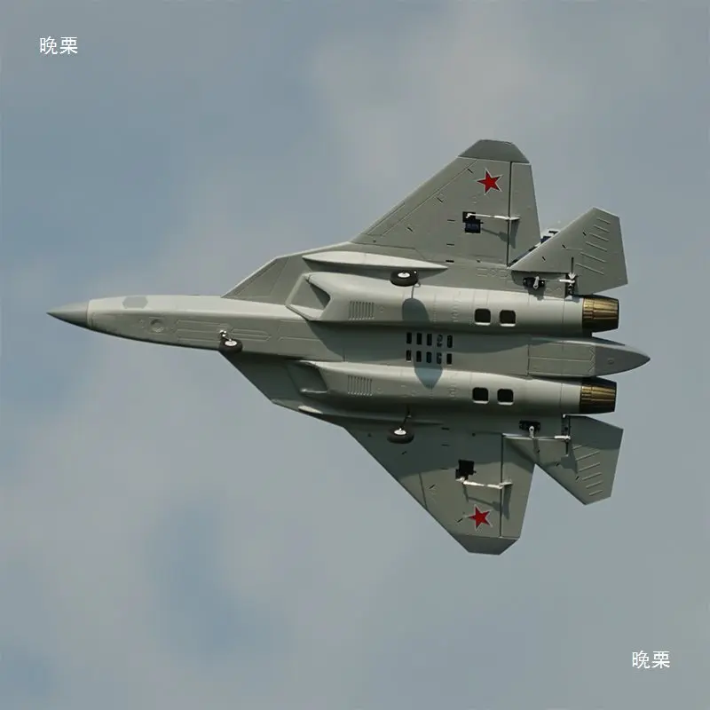 Xfly مزدوج 40 مللي متر Su-57 ثابت الجناح طائرة نموذجية كهربائية محرك مزدوج في القناة عالية السرعة Rc الطائرات للعبة والهوايات هدية