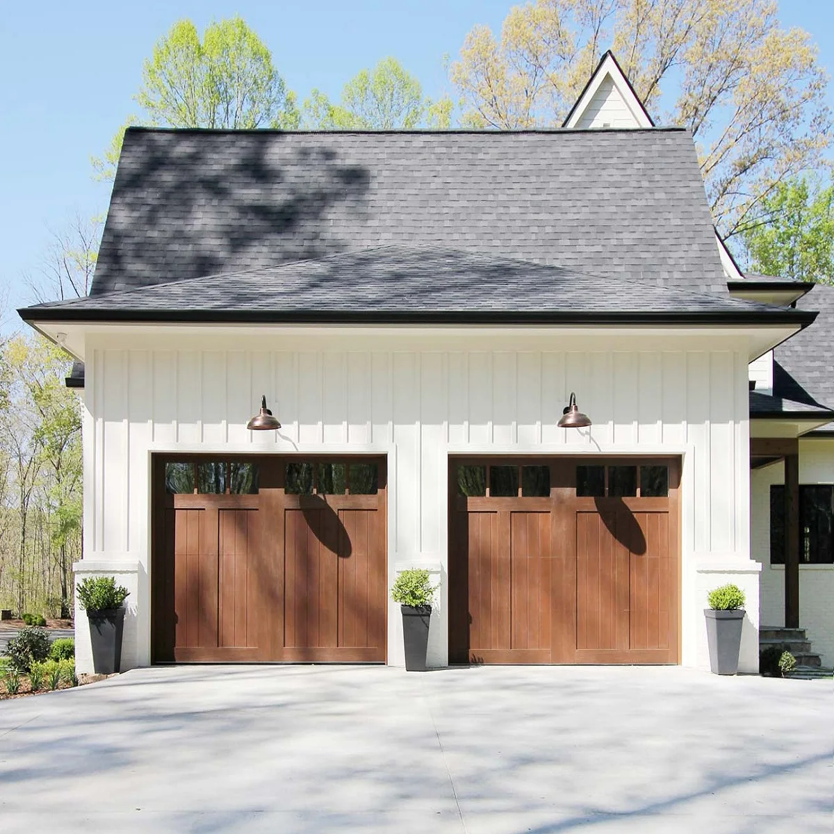 Cash Voucher Automatic Garage Door Solid Wood Garage Doors
